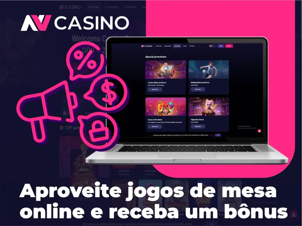Aproveite jogos de mesa online e receba um bônus de boas-vindas