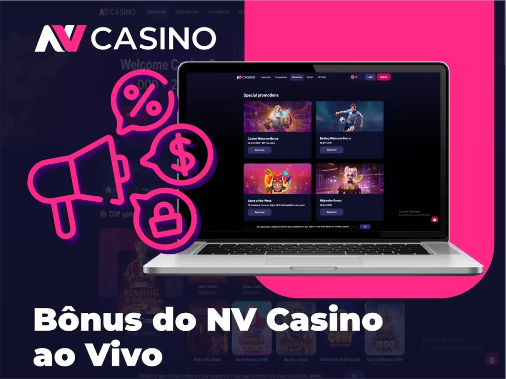 Bônus do NV Casino ao Vivo