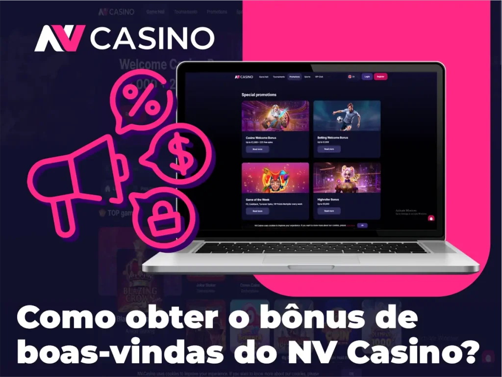 Como obter o bônus de boas-vindas do NV Casino?
